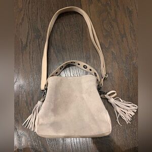 Gently worn Free People Sindy suede bag